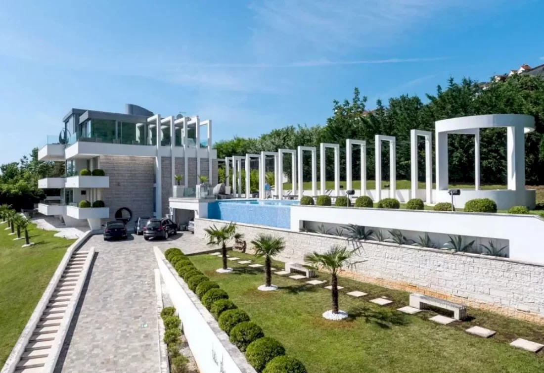 Moderne Villa mit Panorama-Meerblick - Opatija Riviera
