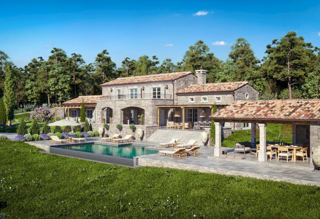 Prächtiges Anwesen mit Pool, 6.850 qm Grundstück - Istrien